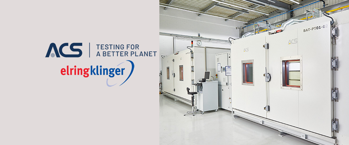  ElringKlinger AG rely on ACS chambers for battery testing